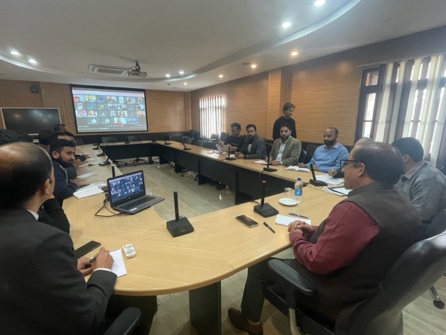 Director JKEDI convenes preparatory meeting on activities to be covered under Jan Abhiyan, B2V programme Also meets a delegation of PHD Chamber of Commerce and Industry